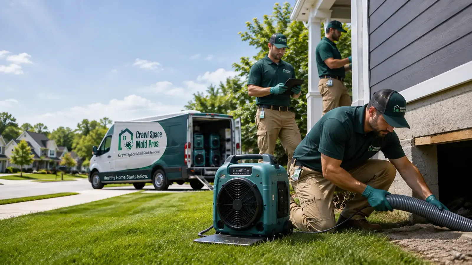 Crawl Space Mold Removal in Amherstdale, WV